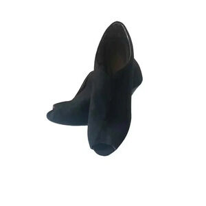 Christian‎ Siriano For Payless Red High Heels Pumps Black Suede Size 10